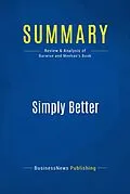 E-Book (epub) Summary : Simply Better - Patrick Barwise and Sean Meehan von Businessnews Publishing