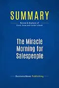 E-Book (epub) Summary: The Miracle Morning for Salespeople von Businessnews Publishing