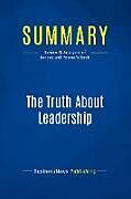 Couverture cartonnée Summary: The Truth About Leadership de Businessnews Publishing