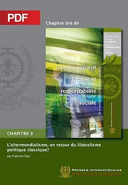 E-Book (pdf) L'altermondialisme, un retour du libéralisme politique classique? (Chapitre PDF) von Audet Rene Audet, Gendron Corinne Gendron, Vaillancourt Jean-Guy Vaillancourt