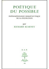 Broché Poétique du possible : phénoménologie herméneutique de la figuration de Kearney Richard