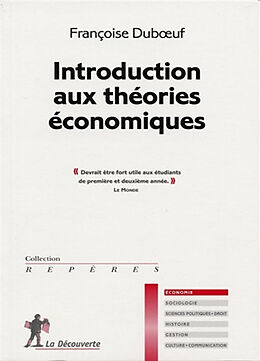 Broché Introduction aux théories économiques de Françoise Duboeuf