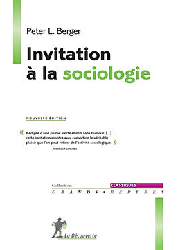 Broché Invitation à la sociologie de Peter L. Berger