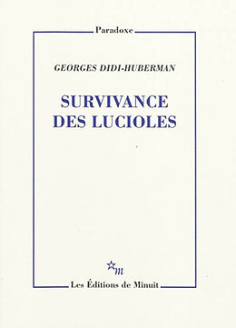 Broché Survivance des lucioles de Georges Didi-Huberman