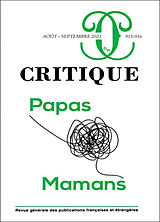 Revue Critique, n° 915-916. Papas-mamans de Revue