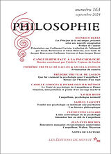 Revue Philosophie, n° 163 de Revue