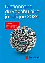 Broché Dictionnaire du vocabulaire juridique 2024 de 