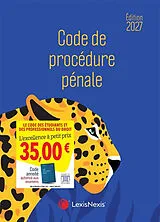 Broschiert Code de procédure pénale 2027 : jaquette panthère von Conte-p