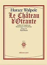 Broschiert Le château d'Otrante von Horace Walpole