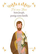 Broschiert Saint Joseph, protège notre famille von Sabine Du Mesnil