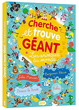 Kartonierter Einband Cherche et trouve géant - Les animaux du monde von Collectif