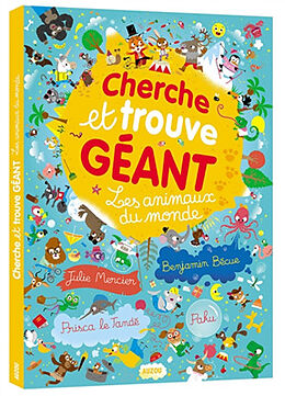 Kartonierter Einband Cherche et trouve géant - Les animaux du monde von Collectif