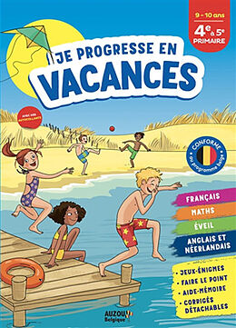 Broschiert Je progresse en vacances, 4e à 5e primaire : 9-10 ans von Gaëtane Montigny Eric; Ponet