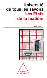 eBook (epub) Les Etats de la matiere de Universite de tous les savoirs Universite de tous les savoirs