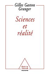 eBook (epub) Sciences et Realite de Granger Gilles Gaston Granger