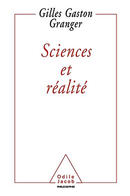 eBook (epub) Sciences et Realite de Granger Gilles Gaston Granger