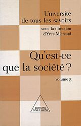 eBook (epub) Qu'est-ce que la societe ? de Michaud Yves Michaud