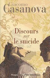 Broché Discours sur le suicide de Giacomo Casanova