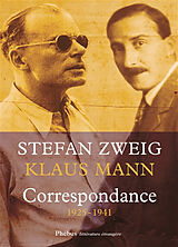 Couverture cartonnée CORRESPONDANCE 1925 1941 de Stefan Zweig, Klaus Mann