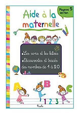 Broché Aide à la maternelle : moyenne section 5 : les sons et les lettres, découvertes et tracés des nombres de 1 à 20 de 