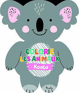 Broché Koala : colorie les animaux de 