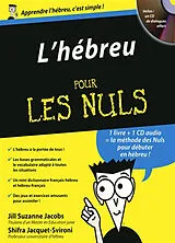 Broschiert L'hébreu pour les nuls von Jill Suzanne; Jacquet-Svironi, Shifra Jacobs