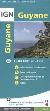 (Land)Karte IGN Karte, Tourisme et découverte Guyane von 84973