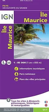 (Land)Karte 85001 ILE MAURICE 1/85'000 von 85001