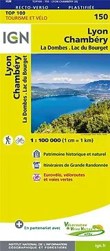 (Land)Karte SK 150 Lyon Chambery von 