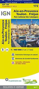(Land)Karte SK 172 Toulon Aix en Provence von 