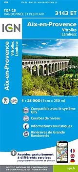 (Land)Karte 3143ET Aix-en-Provence von 3143ET