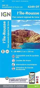 (Land)Karte 4249OT L' Île Rousse Parc National de Corse von 4249 OT