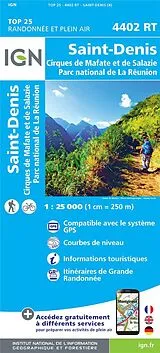 (Land)Karte 4402RT Saint-Denis von 4402 RT