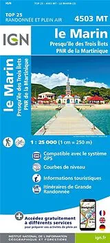 (Land)Karte 4503MT Le Marin presqu'île des trois îlets von 