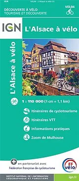 (Land)Karte Alsace à Vélo von VEL04