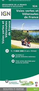 (Land)Karte 924 FR. Voies Vertes et Véloroutes von 924