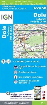 (Land)Karte 3224SB Dole Orchamps von 3224 SB