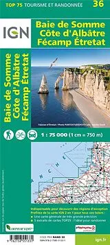 (Land)Karte Baie de Somme Côte d'Albatre von 