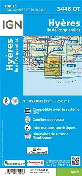 (Land)Karte 3446OT Hyeres Ile de Porquerolles von 3446 OT