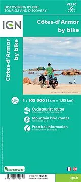 (Land)Karte Cotes d Armor à Velo von 