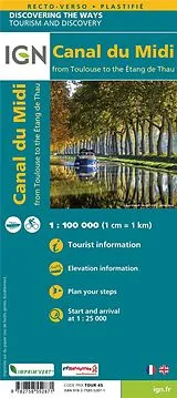 (Land)Karte Le Canal du Midi von 