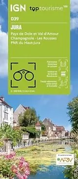 (Land)Karte 39 Jura Pays de Dole von 