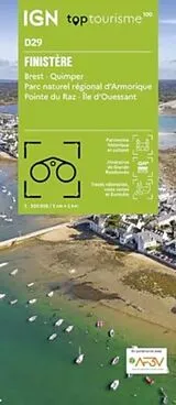 (Land)Karte 29 Finistère von 
