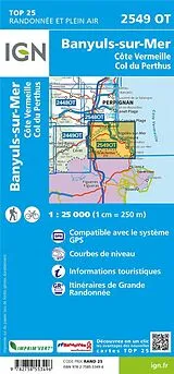 (Land)Karte 2549OT Banyuls - Col du Perthus von 