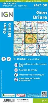 (Land)Karte 2421SB Briare von 