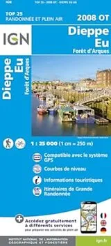 (Land)Karte 2008OT Dieppe Eu Foret d'Arques von 