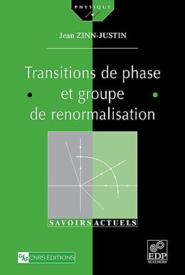 eBook (pdf) Transitions de phase et groupe de renormalisation de Jean Zinn-Justin