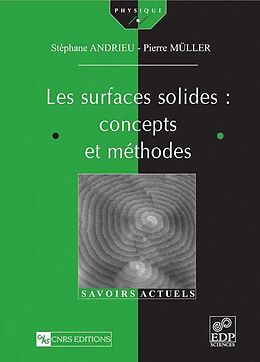 E-Book (pdf) Les surfaces solides : concepts et méthodes von Stéphane Andrieu, Pierre Müller