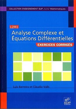 eBook (pdf) Analyse complexe et équations différentielles de Luís Barreira, Claudia Valls