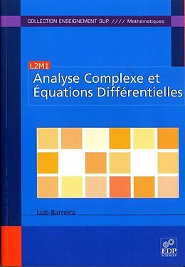 eBook (pdf) Analyse complexe et équations différentielles de Luís Barreira